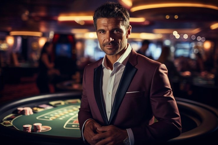 Tampilan meja roulette di layar ponsel dengan kontrol taruhan yang intuitif